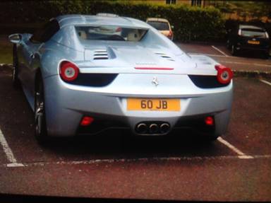 UK Number Plate 60 JB