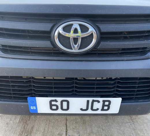 60 JCB number plate – JCB & Family