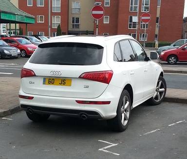 UK Number Plate 60 JS
