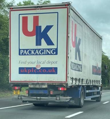 UK Number Plate 60 UK