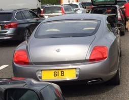 UK Number Plate 61 B