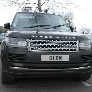 UK Number Plate 61 DM