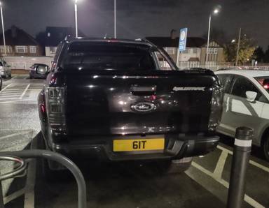 UK Number Plate 61 T