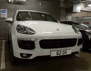 UK Number Plate 62 GH