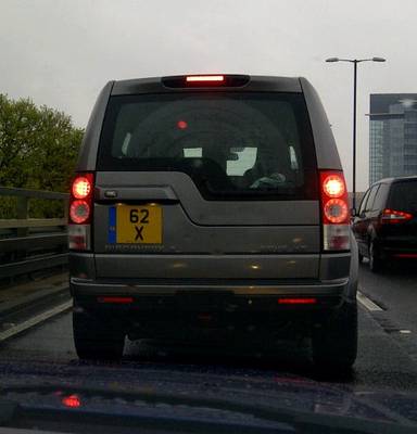 UK Number Plate 62 X