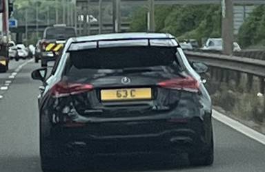 UK Number Plate 63 C
