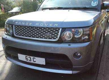 UK Number Plate 63 C