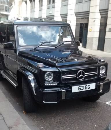 UK Number Plate 63 GG