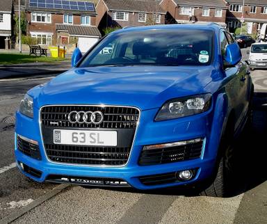UK Number Plate 63 SL