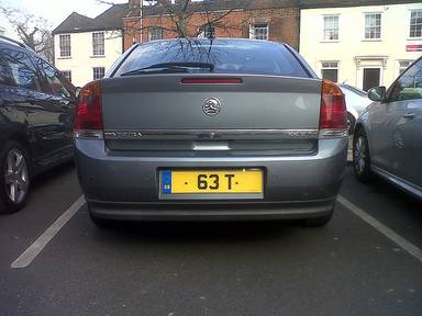 UK Number Plate 63 T