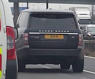 UK Number Plate 64 H