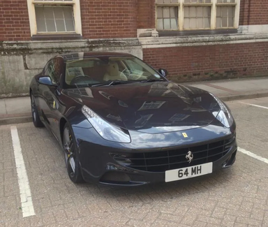 UK Number Plate 64 MH