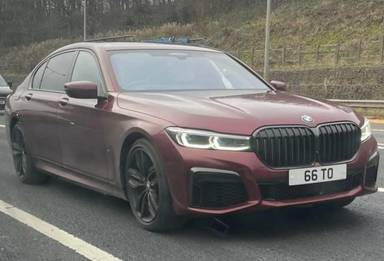 UK Number Plate 66 TO