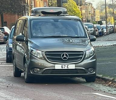 UK Number Plate 67 E