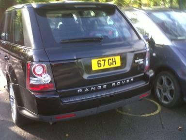 UK Number Plate 67 GH