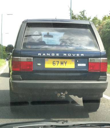 UK Number Plate 67 MY
