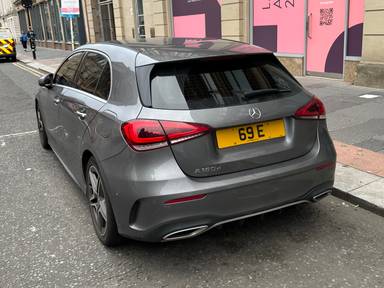 UK Number Plate 69 E
