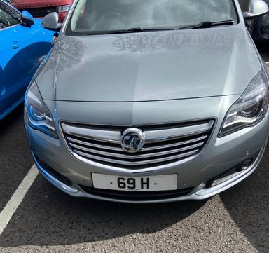 UK Number Plate 69 H