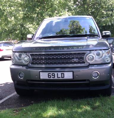 UK Number Plate 69 LD