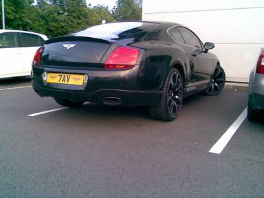 UK Number Plate 7 AV
