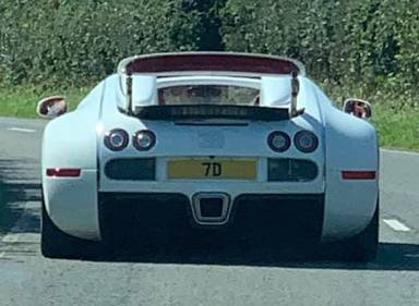UK Number Plate 7 D