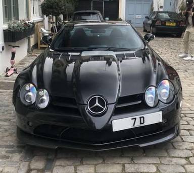 UK Number Plate 7 D