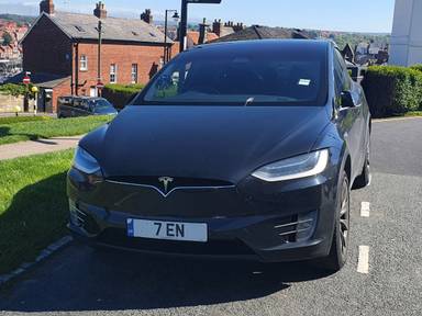 UK Number Plate 7 EN