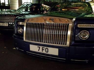 UK Number Plate 7 FO
