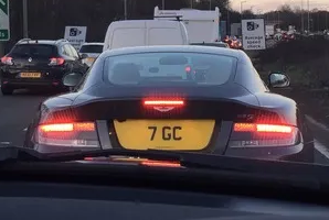UK Number Plate 7 GC