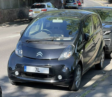 UK Number Plate 7 L