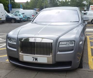 UK Number Plate 7 M