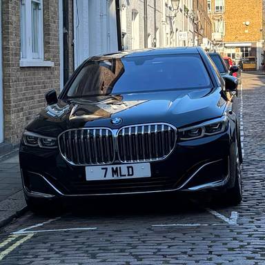 UK Number Plate 7 MLD