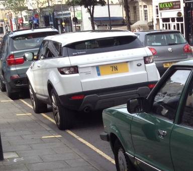 UK Number Plate 7 N