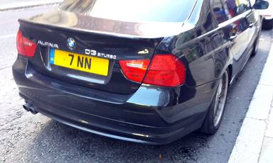 UK Number Plate 7 NN