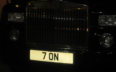 UK Number Plate 7 ON