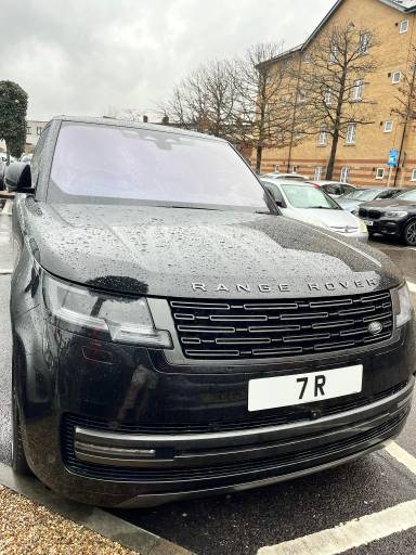 UK Number Plate 7 R