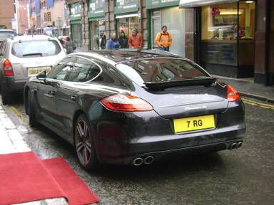 UK Number Plate 7 RG
