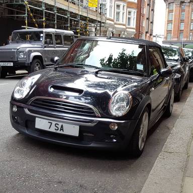 UK Number Plate 7 SA