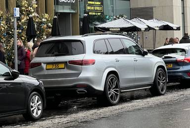 UK Number Plate 7 SS