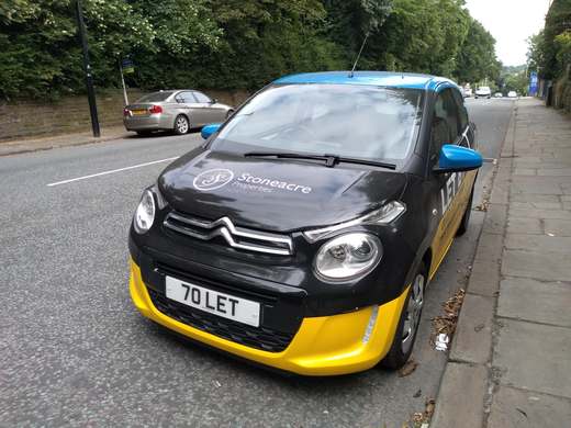 70 LET number plate – Stoneacre Properties