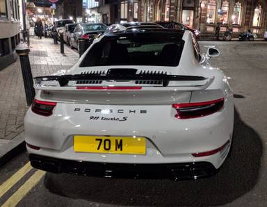 UK Number Plate 70 M