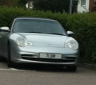 UK Number Plate 71 DR