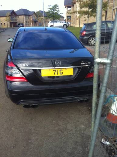 UK Number Plate 71 G