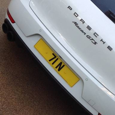UK Number Plate 71 N