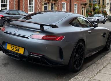 UK Number Plate 72 SW