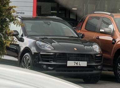 UK Number Plate 74 L