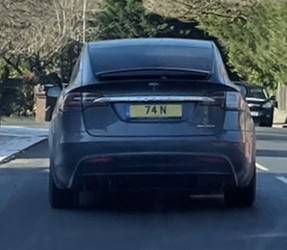 UK Number Plate 74 N