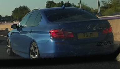 UK Number Plate 75 JD