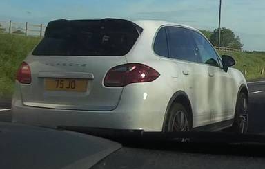 UK Number Plate 75 JO