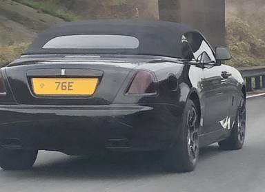 UK Number Plate 76 E